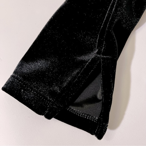 GAP Long Sleeve Black Velvet Dress - Picture 5 of 9